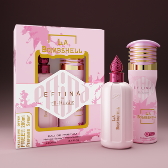 Eftina La Bombshell Eau De Parfum 100ml + Free 200ml Perfumed Spray