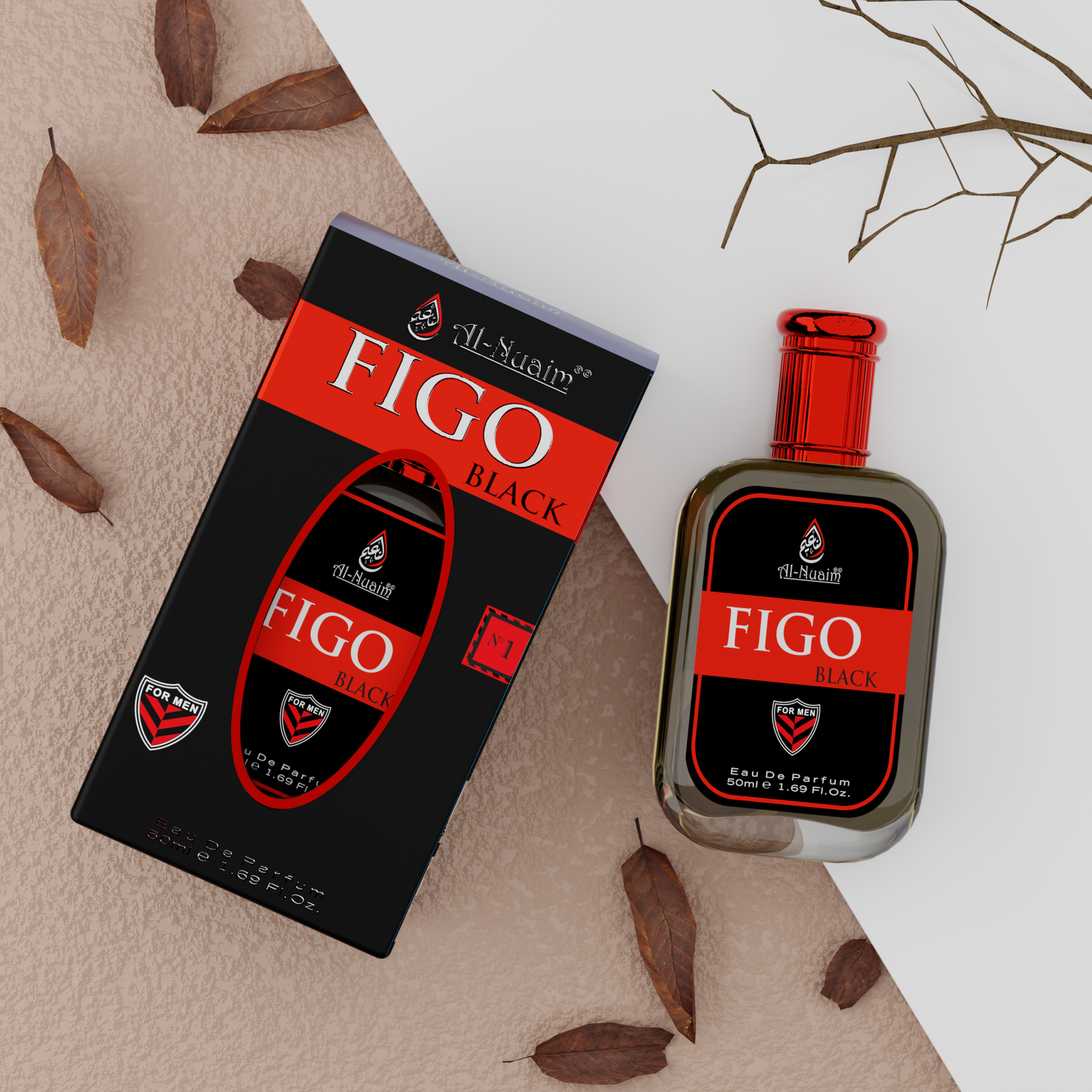 Figo Black 50ml Eau De Parfum