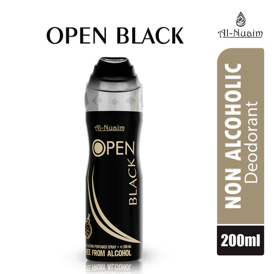 Open Black Perfumed Spray (200ml)