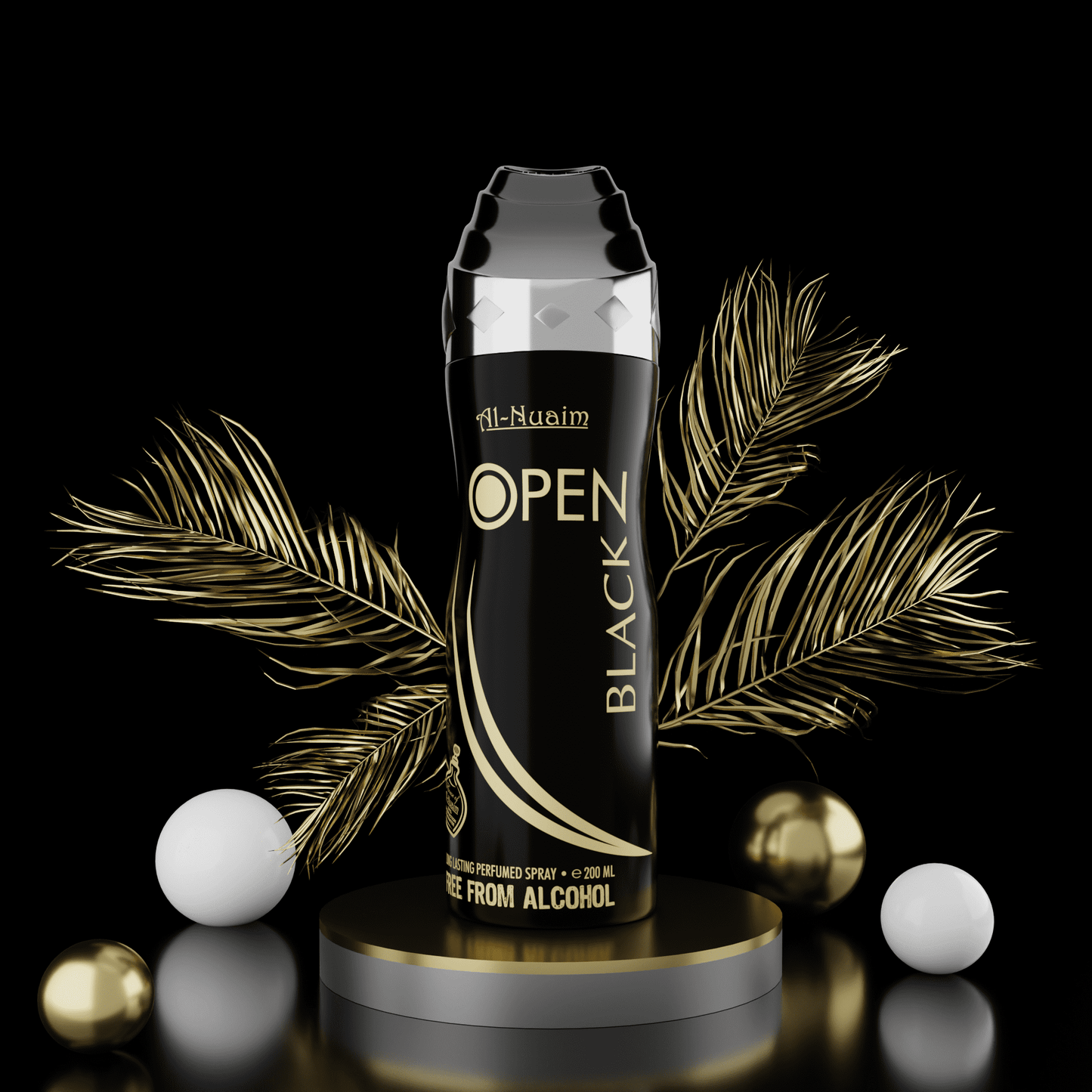 Open Black Perfumed Spray (200ml)