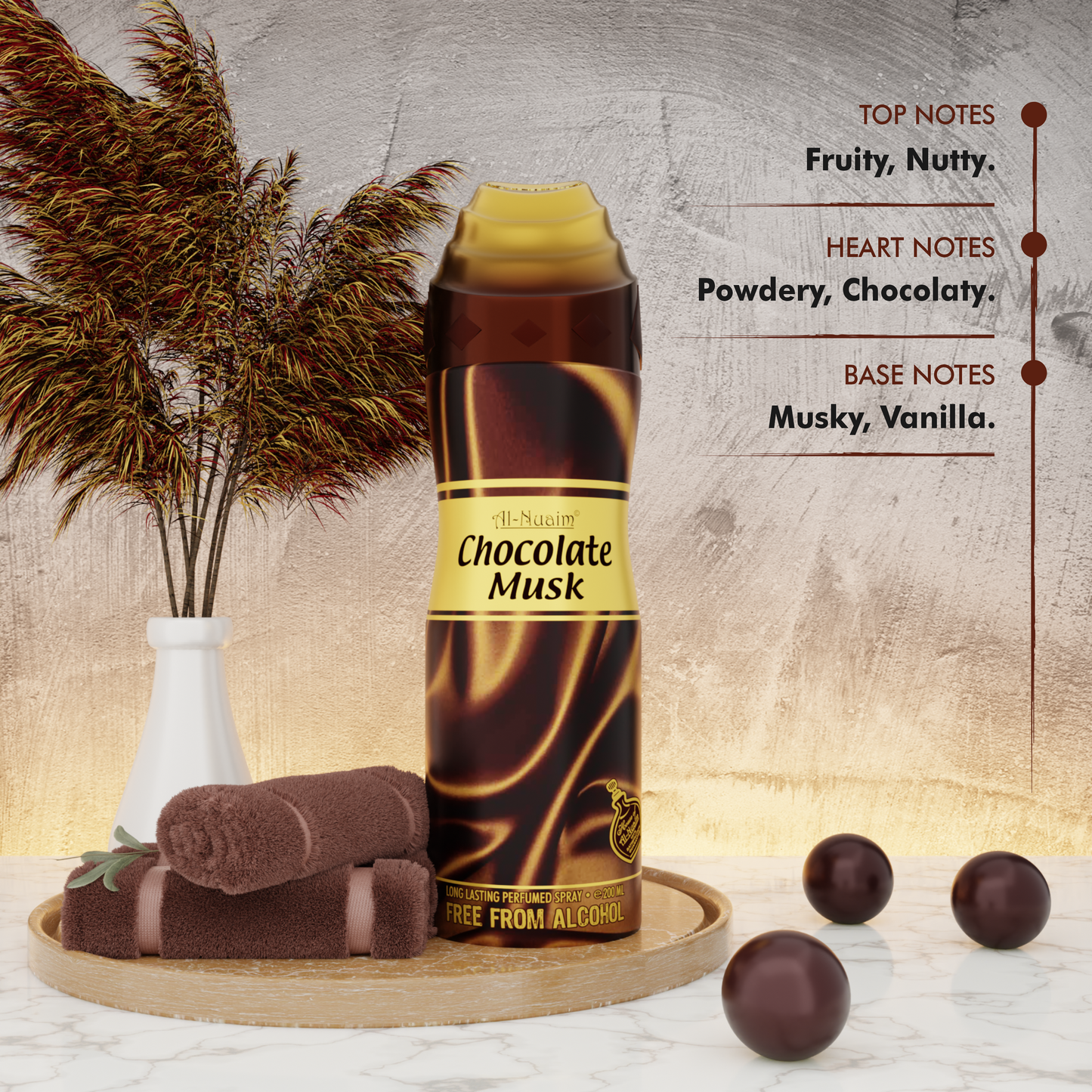Chocolate Musk  Perfumed Spray  (200ml)