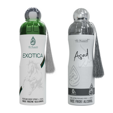 Asad & Exotica Non-Alcoholic Deodorant Combo (Pack Of 2)