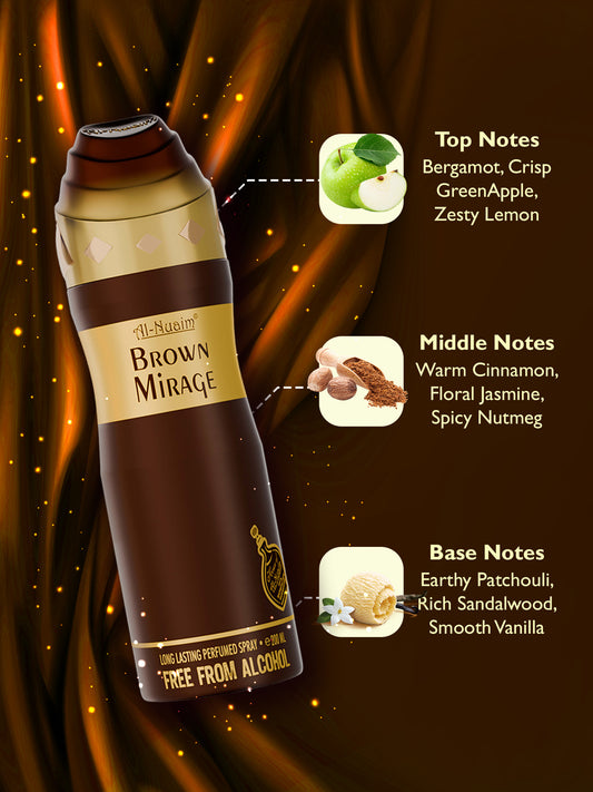 Brown Mirage 200 ML  (Pack Of 2)