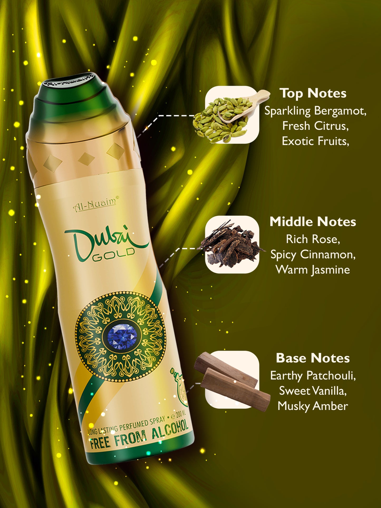 Dubai Gold 200 ML  (Pack Of 2)