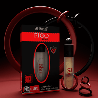 Figo Black Non-Alcoholic Attar Roll On 6ml