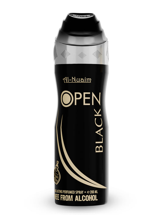 Open Black Perfumed Spray (200ml)