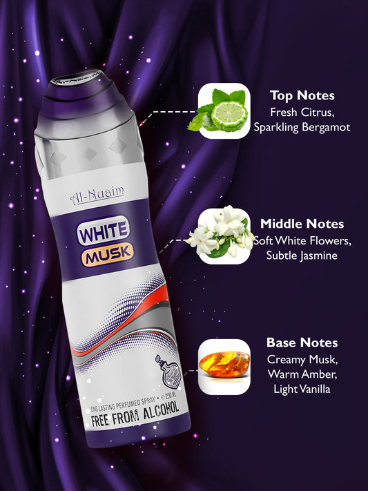 White Musk 200ml  (Pack Of 2)