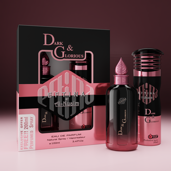 Eftina Dark & Glorious Eau De Parfum 100ml + Free 200ml Perfumed Spray